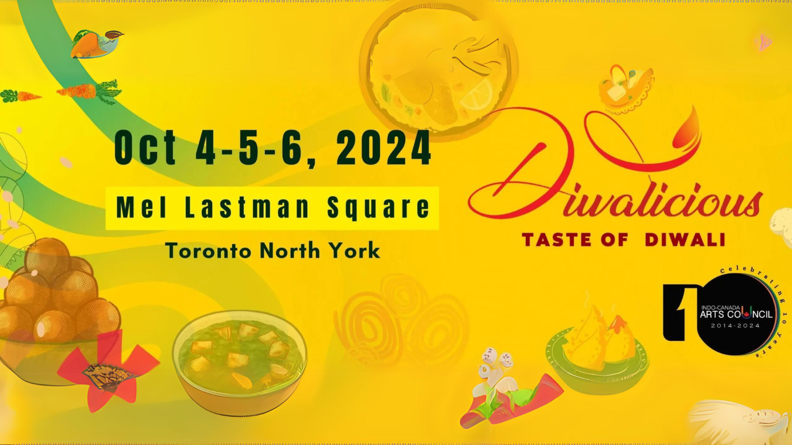 Diwalicious Taste of Diwali 2024 Mel Lastman Square